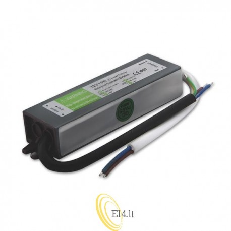 LED maitinimo blokas IP67 12V 15W 1.25A