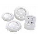 LED šviestuvas po spintele 3x COB PIR 4000K