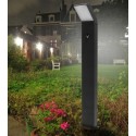 Pastatomas LED lauko šviestuvas su jutikliu - Black 12W 80 cm
