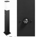 Pastatomas LED lauko šviestuvas su jutikliu - Black 65cm