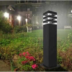 Pastatomas LED lauko šviestuvas - 9x9 60cm E27 E27