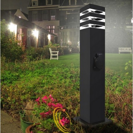 Pastatomas LED lauko šviestuvas - 9x9 60cm E27 E27