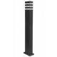 Pastatomas LED lauko šviestuvas su jutikliu - Black 11x6,5 80cm