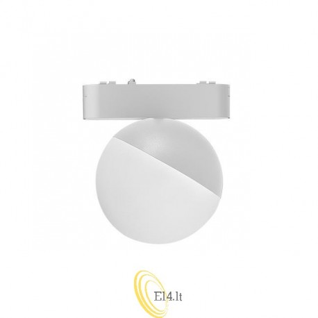 Šviestuvas ant magnetinio bėgelio - Luxo 48V 10W 4000K Spheris 120° baltas