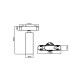 Šviestuvas ant magnetinio bėgelio - Luxo 48V 15W 4000K Spot 36° baltas