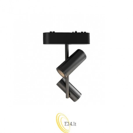 Šviestuvas ant magnetinio bėgelio - Luxo 48V 16W 4000K Spot 36° juodas