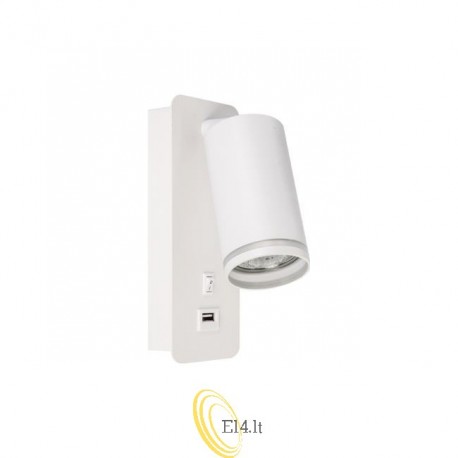 LED sieninis šviestuvas skaitymui GU10 55mm