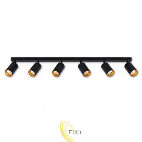 LED sieninis šviestuvas GU10 kilnojamas x6
