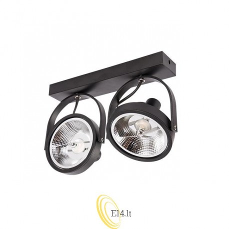 LED sieninis šviestuvas AR111 kilnojamas x2