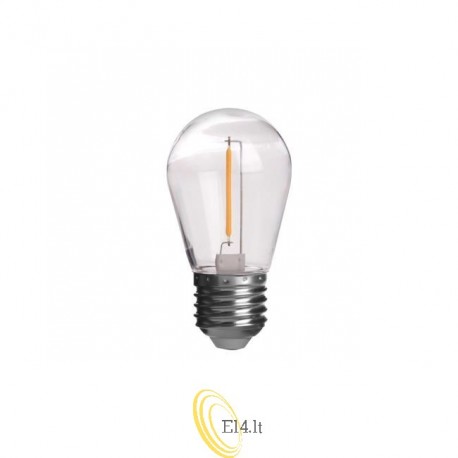 LED lemputė E27 Filament Vita ST14 2700 1W PC 5vnt
