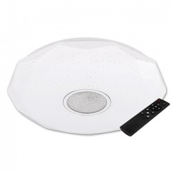 LED Diami lubinis šviestuvas 24W 390mm 3000K-6500K ir nuotolinio valdymo pultas