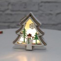 LED kalėdinis pakabukas 10cm 2 2700K (medinis)