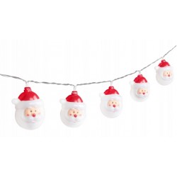 LED kalėdinė virvelė Santa Claus 1,6m 2700K x10 LED