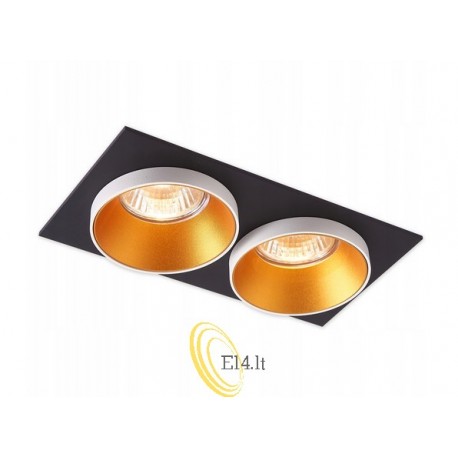 Halogeninis šviestuvas Taris Gold, dvigubas