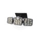 LED prožektorius su saulės baterija IP65 138SMD PIR + nuotolinis valdymas