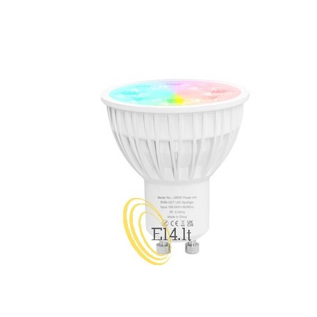 LED lemputė GU10 4W RGB+CCT MLT080