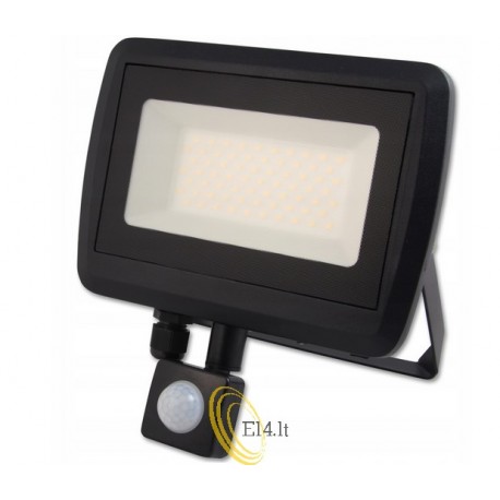 LED prožektorius 50W 4500K SMD su judesio jutikliu
