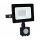 LED prožektorius 10W 4000K SMD su judesio jutikliu