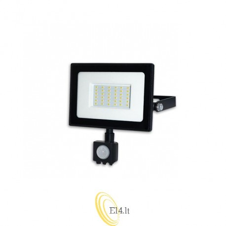 LED prožektorius 100W 4000K SMD su judesio jutikliu