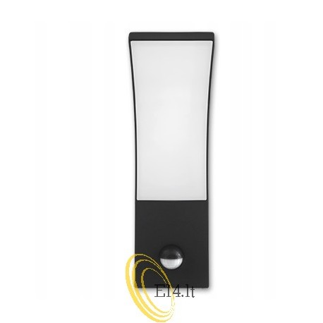 Architektūrinis LED sieninis šviestuvas 9W PIR