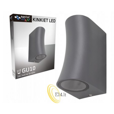 Architektūrinis LED sieninis šviestuvas GU10 - Black