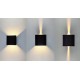 Architektūrinis LED sieninis šviestuvas 6W, reguliuojamas