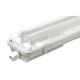 LED šviestuvas 120cm 2x36W 6500K skaidrus