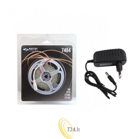 LED juostos rinkinys 2835 Blister 5m 300ledIP20 2700K