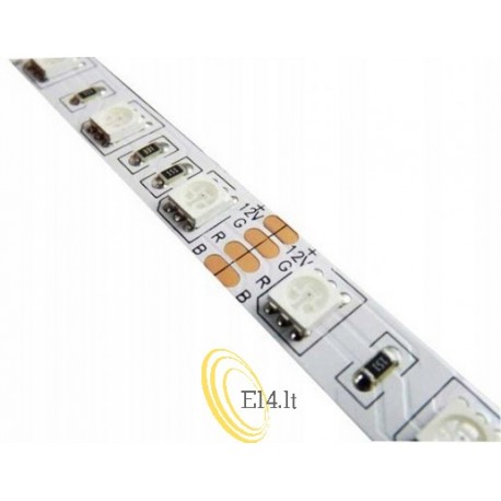 LED juostelė RGB 5050 - 5m 300led IP65