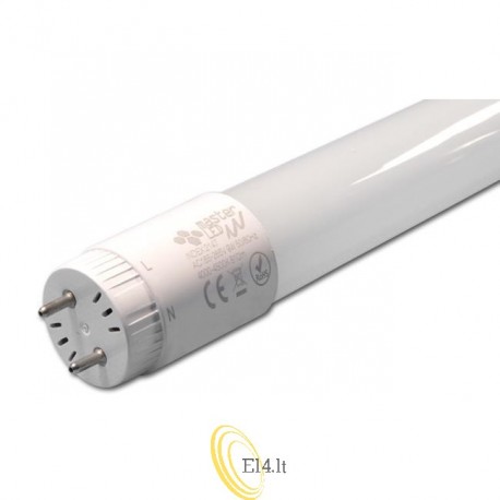 LED lempa (vamzdis) T8 120cm 4000K 18W 230V dviejų pakopų