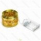 3AA Baterijomis maitinama Girliandos 5cm Golden Star Ribbon Šiltai balta 5m