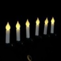 3AA Baterijomis maitinama Girliandos Candle šviesas Šiltai balta 5m